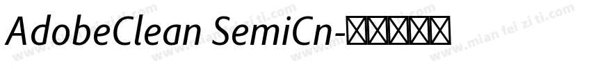 AdobeClean SemiCn字体转换